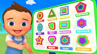 Learn Shapes 🟢🔺 with Baby | Wooden Trace Board & Magnetic Puzzle Educational Fun