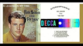 Ricky Nelson - A Legend In My Time &#39;Vinyl&#39;