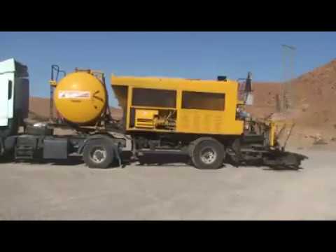 Mise en oeuvre des Enrobés Coulés à Froid : ECF