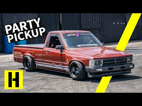 Rev Limiter Savagery: BEAMS-Powered Toyota Hilux Party Truck