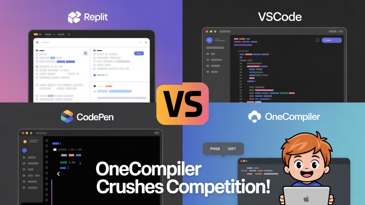 OneCompiler DESTROYS Replit,VSCode & CodePen | FREE Code Compiler with 70+ Languages! 🔥