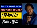 Shake Your Hips - Billy Boy Arnold - FRASE X FRASE ARMONICA TUTORIAL