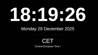 CET Live Clock