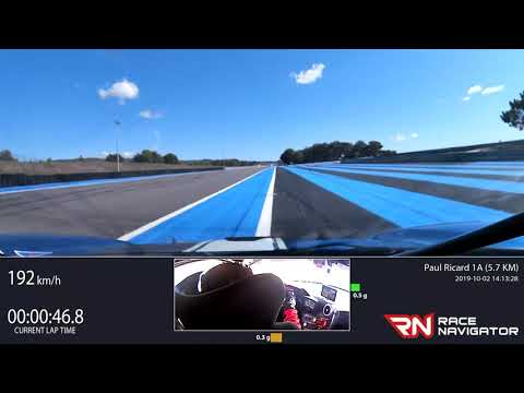 RN #1 Onboard video Paul Ricard 1A (5.7 KM), 488 Challenge, 02:01.933
