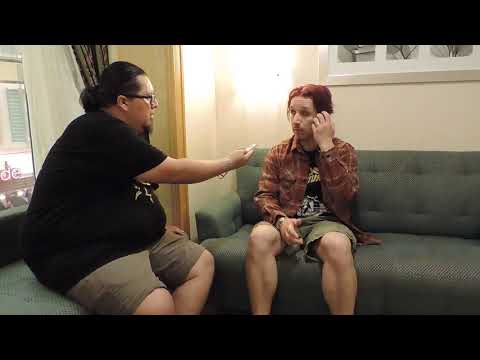 I was interviewing Tony Kakko @70000tons of Metal
