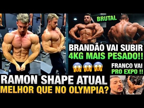 RAMON SHAPE ATUAL - BRANDÃO SURPREENDE E VAI SUBIR 4KG MAIS PESADO - FRANCO FALA DO EXPO SUPER SHOW