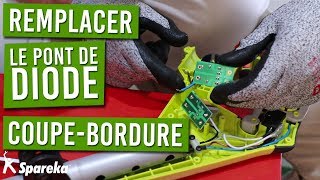 Mon coupe-bordure ne démarre plus, que faire ? Remplacer le pont de diode