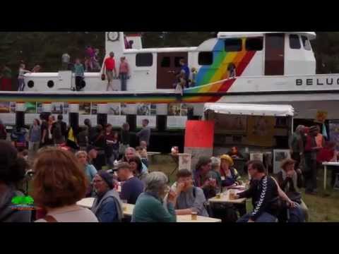 Volksfeststimmung auf der Widerstandsparty in Gorleben zur KLP 2015