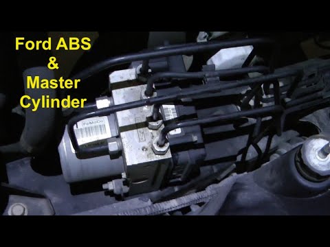 Ford Crown Vic bleeding ABS module and master cylinder