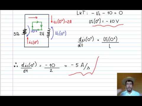 Gui Resolve - CIRCUITS EXERCISE I - RL OF THE DERIVATIVE AT t=0+ (Ex. 7.24 of Johnson)