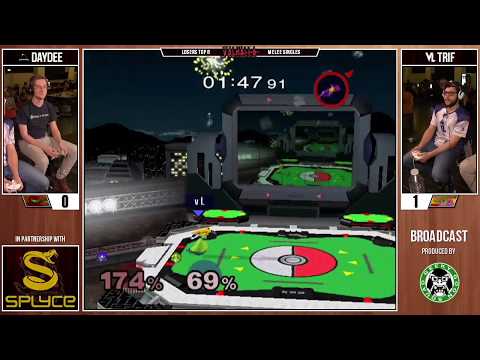 Valhalla - SUN | Daydee (Samus) Vs. vL | Trif (Peach) - Losers Top 8 - Melee Singles