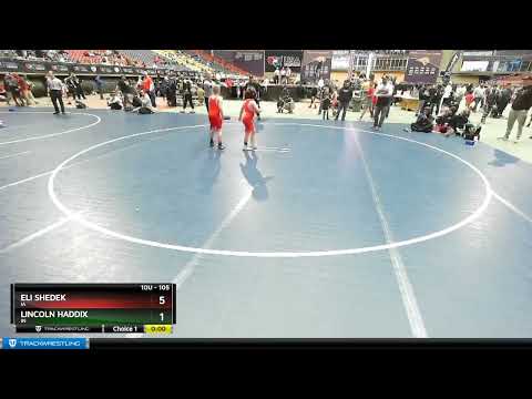 105 Lbs Cons. Semi - Eli Shedek, IA Vs Lincoln Haddix, IN 0ffd