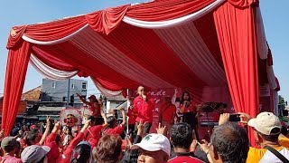 Jelang HUT PDIP, Hasto dan Prasetyo Edi Ajak Joget Warga Kemayoran