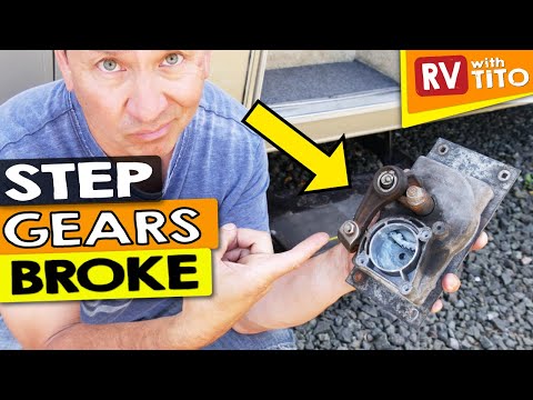 EASY RV STEP REPAIR - DIY Gear Linkage Replacement