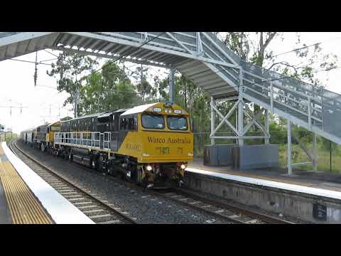 WATCO grain train Ebbw Vale. John Coyle video.
