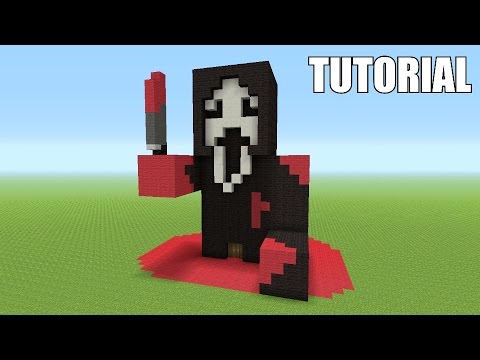 ADHDcraft - Minecraft Tutorial: How To Make A Ghostface "Scream"!! (Survival Hou