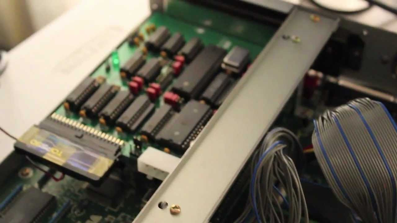 Sega TeraDrive Model 2 with XTIDE Card Demo