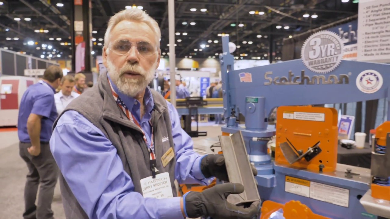 Scotchman Industries presents the hydraulic Ironworker at FABTECH 2019