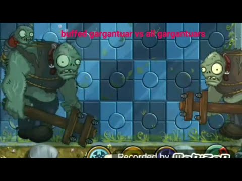 pvz2 buffed gargantuar vs all gargantuars