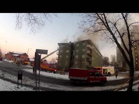 The Fire at Guldheden 4th February 2012 - Branden på Guldheden, Göteborg