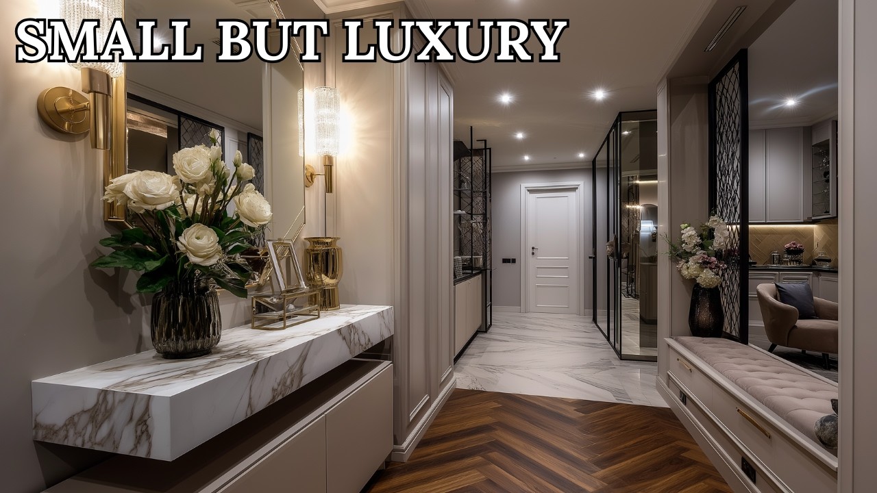 Small Entryway Ideas That Look Expensive & Spacious | Modern Hallway Design.