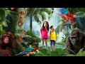Tropical Wild Animals For Kids Educational Video Atrin And Soren S Rainforest Animal Adventure