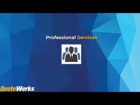 QuoteWerks Services and Training Options