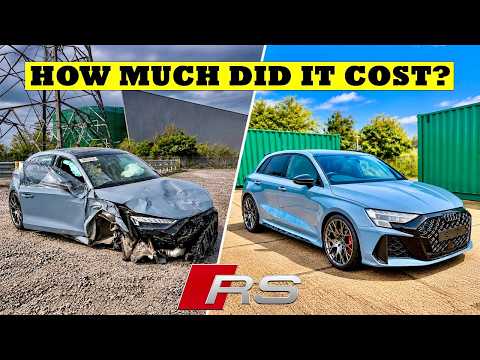 I FULLY REBUILT THIS MANGLED BRAND NEW AUDI RS3!...