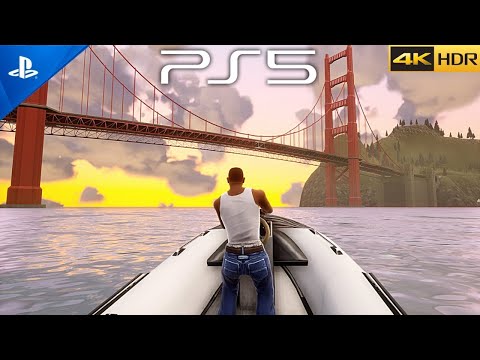 (PS5) Grand Theft Auto San Andreas Remastered Gameplay | Ultra High Graphics [4K HDR 60 FPS]