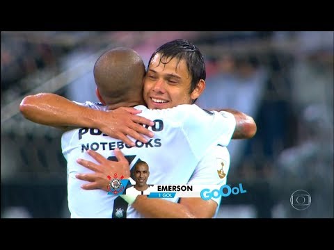 Gol de Emerson Sheik, Corinthians 2 x 0 Deportivo Lara - Libertadores 2018