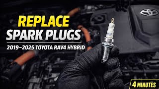 How to Replace Spark Plugs on 2019–2025 Toyota RAV4 Hybrid