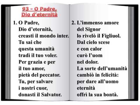 93 O Padre, Dio d'eternità - Innario Chiesa Cristiana Avventista del Settimo Giorno 2014