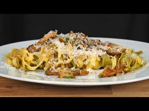 Tagliatelle ai Funghi Porcini 🍝 Facile, veloce e super gustosa 😍