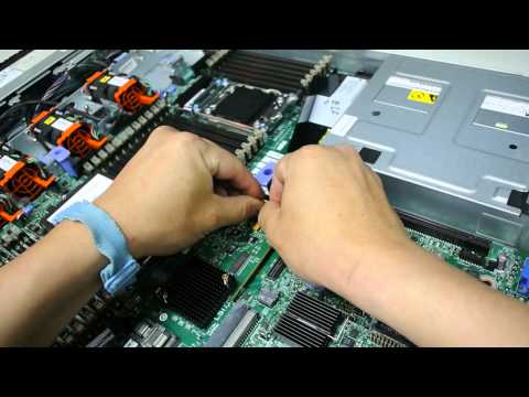 IBM System x3550 M4 Install System Board Battery