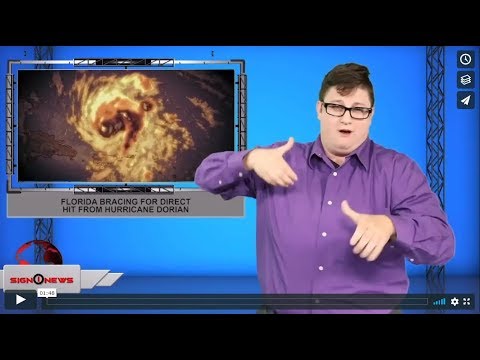 Florida bracing for direct hit from hurricane Dorian (ASL - 8.30.19)