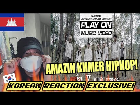 Korean Hiphop Junkie react to KmengKhmer - PLAY ON X POLARIX X វណ្ណដា X ពន្លក (ENG SUB)