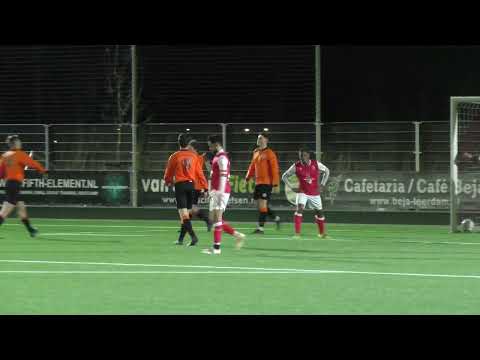 8 feb 22 Leerdam Sport 1 - VV De Meern 2  vrsch 1-2 Goal Junior na mooie een-twee met Alessandro 1-2