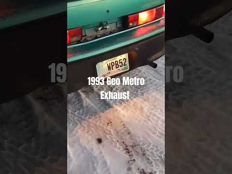 Thumbnail for 1993 Geo Metro 3cyl exhaust Sound with a Glass pack #fypage #hotrod by Geo Metro