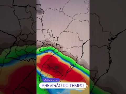 18/07/2026 ALERTA: tempo severo no Rio Grande do Sul e bom na maior parte do Brasil #elnino