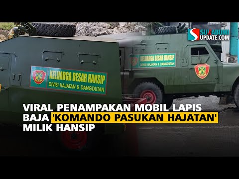 Viral Penampakan Mobil Lapis Baja 'Komando Pasukan Hajatan' Milik Hansip