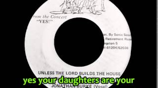 Jonathan Burke - Unless the Lord Builds the House