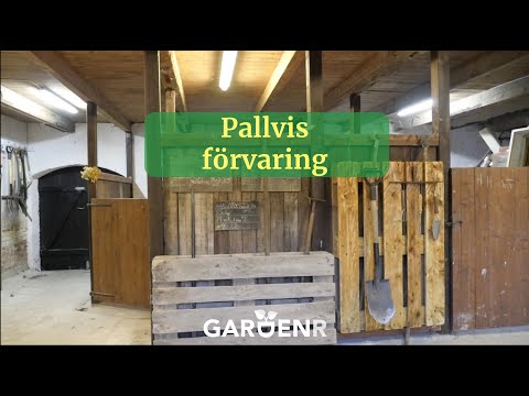 Pallvis med förvaring - Trädgårdshacks med GardenR