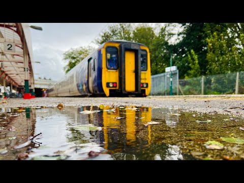 Trains at Lancaster In Storm Amy!