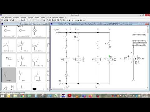 15 elektropneumatische Verknüpfung mit Rollentaster