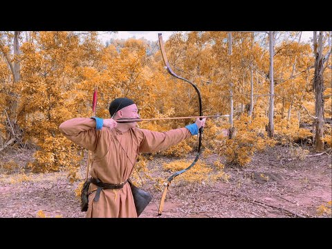 Autumn special effects remake version：bad shooting 4 liangzhi manchu bow 32inch 100lb 30inch 94lb