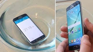 Samsung Galaxy S6 Edge Water Test - Secretly Waterproof/Resistant?