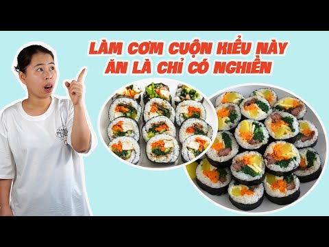 Làm Cơm Cuộn Theo Cách Này Vừa Đẹp Lại Ngon | HÀ COOKING