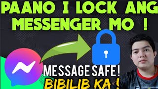 PAANO I LOCK ANG MESSENGER MO PARA HINDI MABASA NG IBA ! HOW TO LOCK FACEBOOK MESSENGER ! LEGIT !