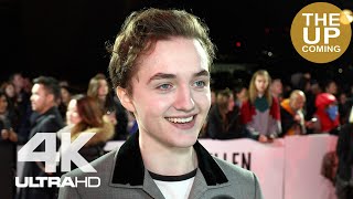 Spike White ion Te Good Liar, Helen Mirren, Ian McKellen interview at premiere in London video