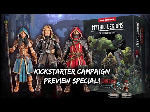 MYTHIC LEGIONS: THE ROLEPLAYING GAME - KICKSTARTER CAMPAIGN PREVIEW SPECIAL